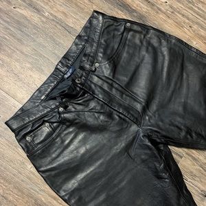 POLO SPORT RALPH LAUREN 100% GENUINE LEATHER PANTS